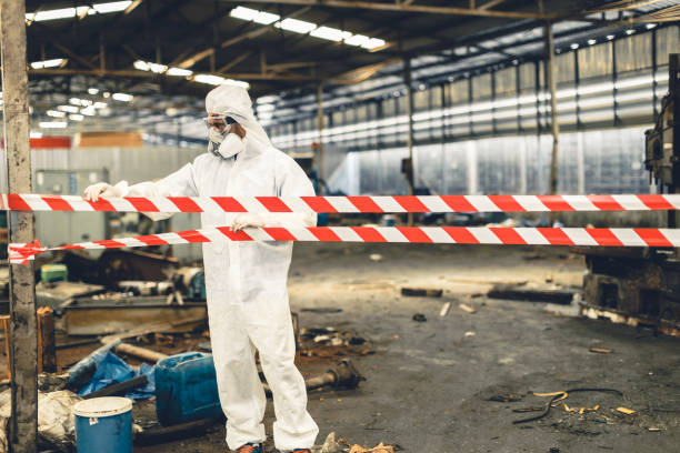 Professional Infectious Disease Decontamination technician working in Thousand Oaks, CA
